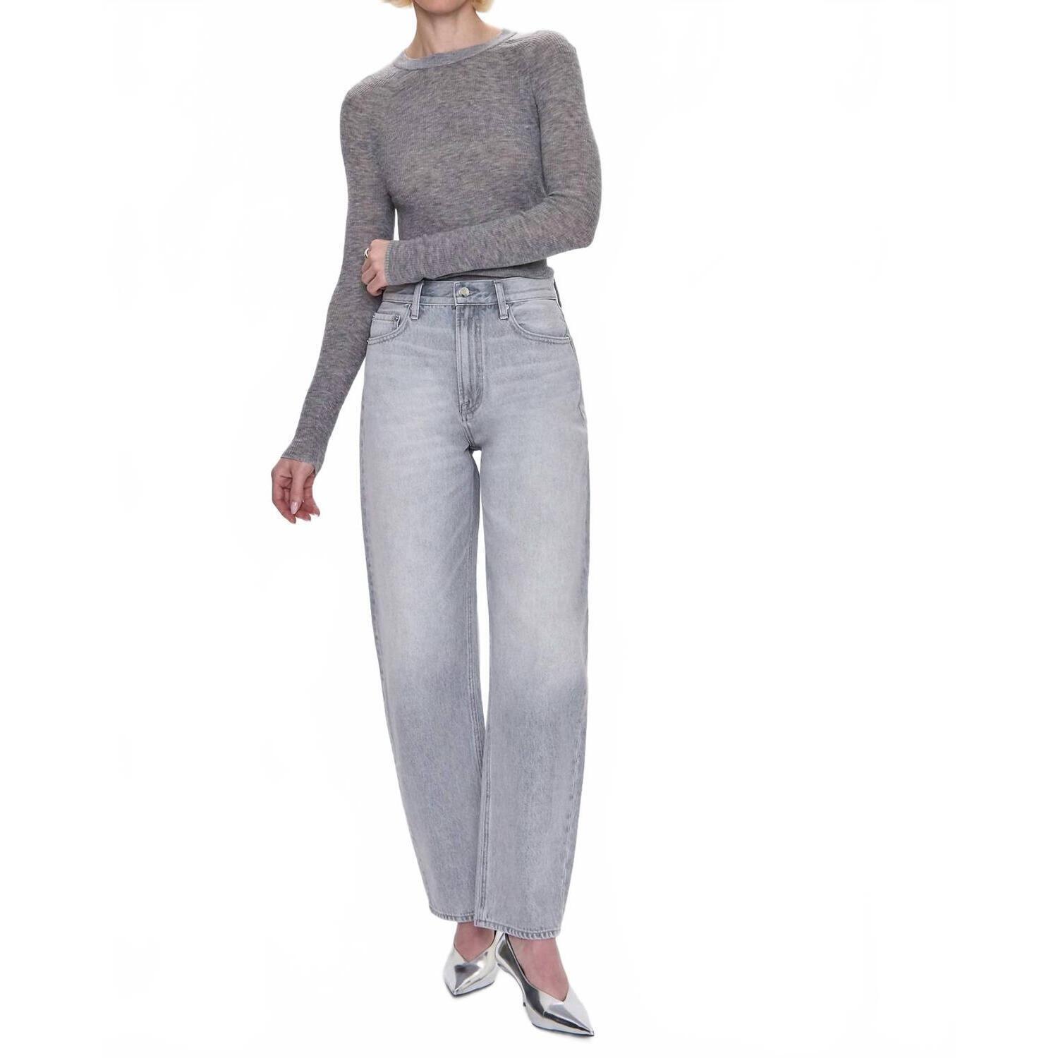 New Pistola Women's Wes Wide Leg Jeans In Grey